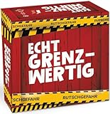 HUCH! | Echt Grenzwertig | Partyspiele ab 18 | Kartenspiele für Erwachsene | Partyhit | Bildet lustige oder grenzwertige Kombinationen aus Textkarten | Deutsche Ausgabe | für 3+ Spieler ab 18 Jahren