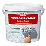 Lugato Weisses Haus Kunstharz Rollputz - Körnung 0,5 mm 8 kg