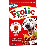 Frolic Komplette Trocken Hunde Rindfleisch Karotten Cã © Ã © Ales 1.5kg (3er-Pack) 1