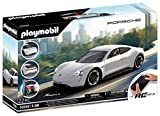 PLAYMOBIL Porsche 70765 Porsche Mission E, Mit Fernbedienung und Lichteffekten, Ab 5 Jahren, Weiß