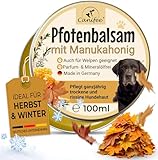 Canifee - Pfotenbalsam Hunde mit Manukahonig 100ml Dose parfumfrei mineralölfrei die ideale Hunde Pfotenpflege für Herbst und Winter