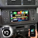 DYNAVIN Android Autoradio Navi für BMW X5 E53 1999-2006, 7 Zoll OEM Radio mit Wireless Carplay und Android Auto | Head-up Display | Inkl. DAB+: D9-E53 Premium Flex