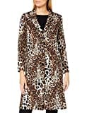 Helene Berman Damen College Coat Wollmischungs-Mantel, Leopard, XL