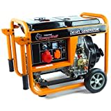 KnappWulf KW5500-3 Diesel Stromerzeuger 5000Watt Notstromaggregat Generator Stromgenerator Orange