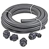 Pool- Anschluss-Set 12,0 m Flexfit Flexibler PVC Druckschlauch Ø 50mm + Fittinge