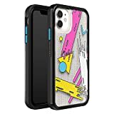 LifeProof Slam 77-62495 Schutzhülle für iPhone 11, Pop Art Graphic, transparent/Schwarz