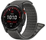 Loop Armband für Garmin Fenix 8 43mm, Fenix 7S/ Fenix 6S/Fenix 5S Nylon Uhrenarmband, 20mm Nylon Armband Sports Ersatzband für Fenix 7S Solar/Fenix 6S Pro/Fenix 5S Plus/Descent MK 2S / Instinct 2S