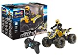 Revell Control Quadbike New Dust Racer I Maßstab 1:10 I Perfekt für Renn-Enthusiasten ab 8 Jahren I Große Reifen I MHz-Fernsteuerung I Für Indoor- und Outdoor-Nutzung I Ferngesteuertes Quad