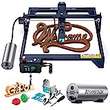 ATOMSTACK A10 Pro Laser Graviermaschine 50W, 10 W Laserleistung mit Touchscreen, 30 L/min Air Assist, CNC Lasergravierer Offline Laser Cutter,410x400mm Fixfokus Graviermaschine für Holz Metall Glas