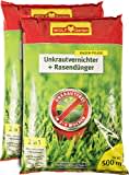 WOLF-Garten SQ 500 Unkrautvernichter plus Rasendünger 2x10kg für 1000m²