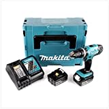 Makita DHP 453 RTJ Akku Schlagbohrschrauber 18V 42Nm + 2x Akkus 5,0Ah+ Ladegerät im Makpac 2