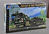 Trumpeter 00203 Modellbausatz FAUN Elefant SLT-56 Panzer-Transporter, Verschieden