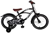 Volare Unisex-Youth 21602-CH Kinderfahrrad, Schwarz, Kleinkind