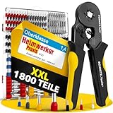 Crimpzangen Set von SCHMITZ.Tools® [1800 Teile] - Premium Aderendhülsen Zange [0,25– 10mm2] - Krimpzange - Presszange - Elektrowerkzeug - Aderendhülsenzange