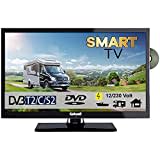 Gelhard GTV2452I Smart TV 24 Zoll DVB/S/S2/T2/C, DVD, USB, 12V 230 Volt WLAN