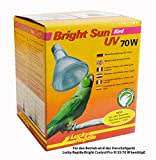 Lucky Reptile Bright Sun UV Bird - 70 W Metalldampflampe für E27 Fassungen - Vogellampe mit sonnenähnlichem Lichtspektrum - Wärmelampe mit UVA & UVB Anteilen - flackerfreie UV-Lampe Vögel