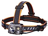 fenix HP25R V2.0 21700 Powered Outdoor, Work, Search & Rescue, Fishing Headlamp, Weiß, Rot