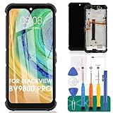 Für BlackView BV9800 Pro LCD-Display für BlackView BV9800 Pro Bildschirm Ersatz für BlackView BV9800 Pro Touch Digitizer Reparatur-Sets (schwarz, mit Rahmen)