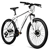 Bergsteiger Makalu 26 Zoll Mountainbike Aluminium, geeignet ab 150 cm, Scheibenbremse, Shimano 21 Gang-Schaltung, Hardtail, Jungen-Fahrrad & Herren-Fahrrad