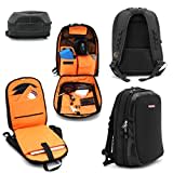 Jetpack Schlanker Rucksack für DVS, Handy oder Club DJ Gig-Set, Tasche, Tragetasche, Laptop, Ständer, Tablet, Kopfhörer, Schallplatten, USB-Mobilgeräte, Nadeletui, Kabel, Mikrofon und mehr,