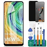 Ersatz-Bildschirm für Wiko View 5 Plus LCD-Display für Wiko View 5 Touchscreen für Wiko View5 Plus Digitizer Assembly W-V851-EEA Reparatur-Kits (schwarz)