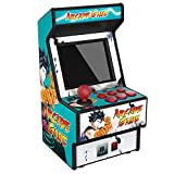 Golden Security Handheld-Spielekonsole, Tragbare Wiederaufladbare Mini Arcade-Maschine mit 156 klassischen Spielen, 2,8 Zoll Farbbildschirm, TV Ausgangsgeschenke für Kinder und Erwachsene