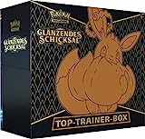 Pokémon-Sammelkartenspiel: Top-Trainer-Box Glänzendes Schicksal (10 Boosterpacks & Premium-Zubehör)