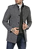 Redbridge Herren Mantel Winterjacke Classy Chic Jacke Transformable Hellgrau L