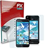 atFoliX Schutzfolie kompatibel mit Yota Devices YotaPhone 3 Folie, ultraklare und flexible FX Displayschutzfolie (3er Set)