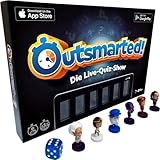 OUTSMARTED! The Live Family Quiz Show Brettspiel, ab 8 Jahren, für 2 bis 24 Spieler (Outsmarted 2024 Edition)