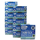 Fish Tales Skipjack Thunfisch in Wasser – aus nachhaltiger MSC Angelruten-Fischerei – schnell, einfach und lecker zubereitet (Thunfisch in Wasser, 12 x 160g)