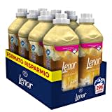 Lenor Il Luxury Gold and Vanilla Blossom Fabric Softener for Long Lasting Freshness and Softness, 37 Washes, 925ml (8er Pack)