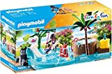 PLAYMOBIL Family Fun 70611 Kinderbecken mit Whirlpool, Zum Bespielen mit Wasser, Ab 4 Jahren