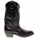 Laredo Herren Paris Round Toe Cowboy Boots Traditionelle Cowboystiefel, Schwarz, 42.5 EU