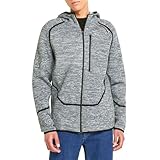 PUMA Mens Pd Mcs Evoknit Hoodie Casual Athletic Outerwear Casual Full Zip - Grey - Size XL