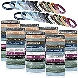 120 Stück religiöse Silikon-Armbänder Bulk-Bibel-Gummi-Armbänder, bunt, inspirierend, christliches Silikon-Armband für Männer, Frauen, religiöse Partygeschenke, christliche Geschenke (Pastellfarben)