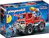 PLAYMOBIL City Action 9466 Feuerwehr-Truck mit Licht- und Soundeffekten, Ab 4 Jahren