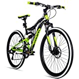 Bergsteiger Kodiak 24 Zoll Mountainbike, Jungen & Mädchen Kinderfahrrad geeignet für 8, 9, 10, 11, 12, 13 Jahre, Scheibenbremse, Shimano 21 Gang-Schaltung