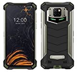 DOOGEE S88 PRO 10000mAh Akku Outdoor Smartphone Ohne Vertrag, Octa-Core 6GB+128GB Android 10, 21MP Quad-Kamera, 6,3-Zoll-FHD + Corning Gorilla-Glas, Drahtlose Rückladung, IP68 Robustes Handy Grün