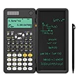 NEWYES Scientific Taschenrechner 417 Funktionen Engineering Calculator mit Schreibtafel und Stift für Studenten, Lehrer, Ingenieure, Technisch-Wissenschaftlich, Solar und Batterie Dual Stromversorgung