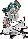 Metabo Kappsäge KGSV 72 XACT (mit Zugfunktion, 1500 W, inkl. Laser + Arbeitslicht, Tisch drehbar) 611216000