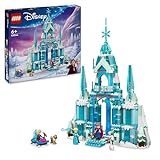 Lego ǀ Disney Frozen Elsas Winterpalast, BAU- und Spielset für Kinder mit Modell-Palast und Minifiguren ELSA und Anna, Geschenk für Mädchen, Jungen und Filmfans ab 6 Jahren 43244