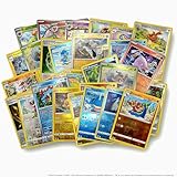 Platzmangel Pokemon Holo/Reverseholo Kartenset, inkl Sticker, 30 zufällige Holo/Reverseholo-Karten in Deutsch, Originale Karten, Keine doppelten Karten