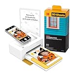 KODAK Dock Plus 4Pass-Fotodrucker (10 x 15 cm) + Paket mit 90 Blatt Fotopapier