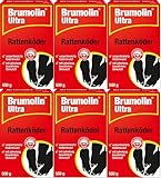 hagebauSPN 6 X 500 g Brumolin Ultra Rattenköder