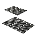 endurocult - 2x Carbon Membran kompatibel mit Kawasaki KDX 200 1988-2006 + KDX 220 1997-2005