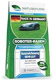 Mähroboter Rasensamen schnellkeimend 10kg TEST SEHR GUT - Roboter Grassamen Made in Germany - Für pflegeleichten Garten mit Natureflow Rasensaat