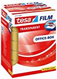 tesafilm transparent - Transparentes Klebeband mit starker Haftung - alterungsbeständig und reißfest - 66 m x 25 mm - 6er Pack