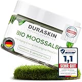 Duraskin® BIO Moossalbe gegen Falten mit hochwirksamen MoosCellTec | Mooscreme für Gesicht mit Anti Aging Wirkung als Feuchtigkeitscreme für Tag & Nacht | vegane Naturkosmetik Made in Germany