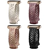 Charlam 4 Pack Lace Ersatzarmband Kompatibel für Fitbit Versa 3/ Versa 4/ Fitbit Sense/Sense 2 Armband, Weiche Silm Hohl-Out Sport Uhrenarmband Ersatz Armbänder für Frauen Mädchen